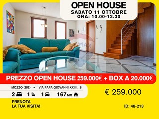 Trilocale in Vendita a Mozzo, 259'000€, 167 m²