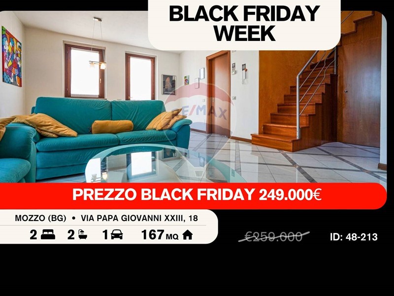 Trilocale in Vendita a Mozzo, 249'000&euro;, 167 m²