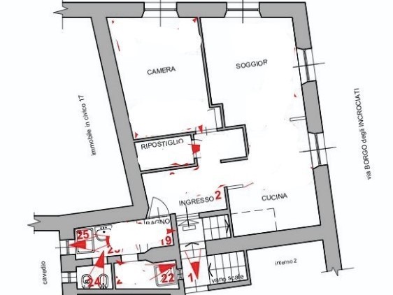 Appartamento in Vendita a Genova, 60'000€, 76 m²