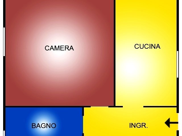 Bilocale in Affitto a Bologna, zona 13.S. Vitale, 690€, 35 m², arredato