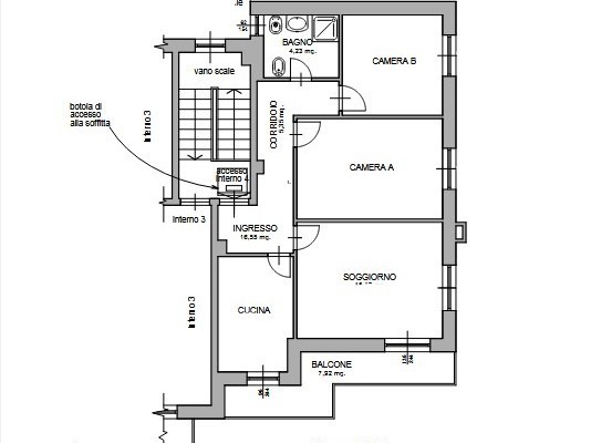 Appartamento in Vendita a Rapallo, 114'000€, 78 m²