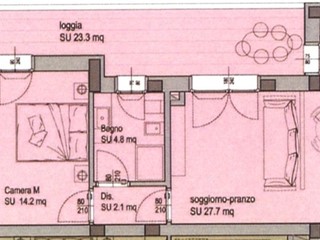 Bilocale in Vendita a Pisa, 248'000€, 60 m²
