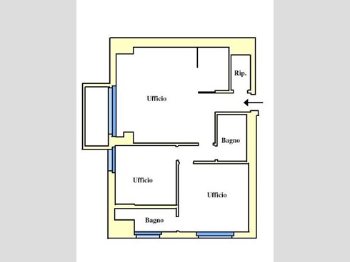 Ufficio in Vendita a Lucca, zona San Marco, 240'000€, 71 m²