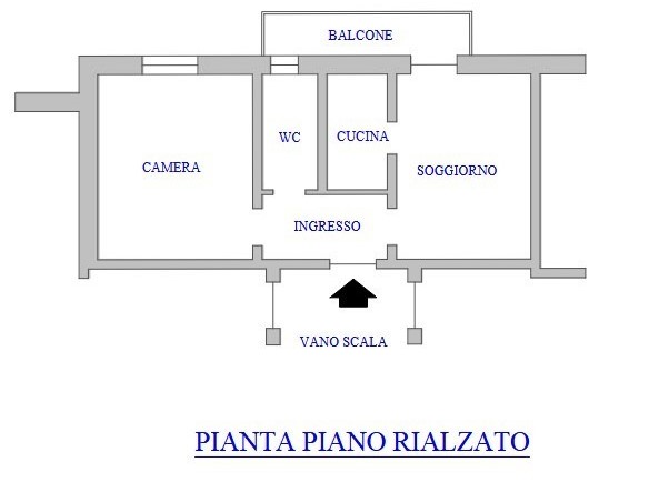Quadrilocale in Vendita a Biella, 15'750€, 50 m²
