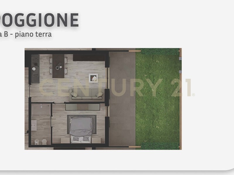 Bilocale in Vendita a Grosseto, 170'000&euro;, 45 m²