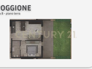 Bilocale in Vendita a Grosseto, 170'000€, 45 m²