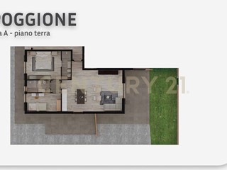 Trilocale in Vendita a Grosseto, 320'000€, 80 m²