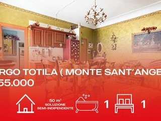 Casa Indipendente in Vendita a Monte Sant'Angelo, 55'000&euro;, 55 m²