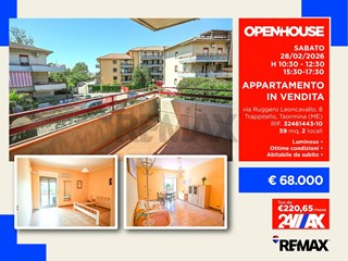 Bilocale in Vendita a Taormina, 68'000&euro;, 59 m²