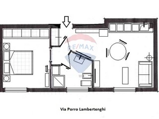 Attico in Affitto a Milano, 1'450€, 50 m²