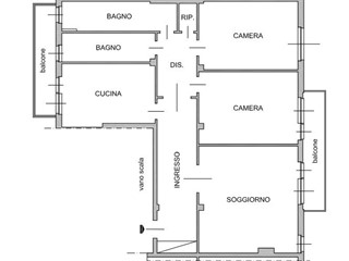 Appartamento in Vendita a Santena, 75'000€, 142 m²