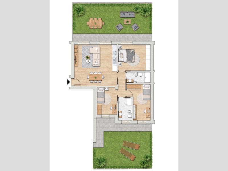 Appartamento in Vendita a Valsamoggia, zona Bazzano, 405'000€, 123 m², con Box