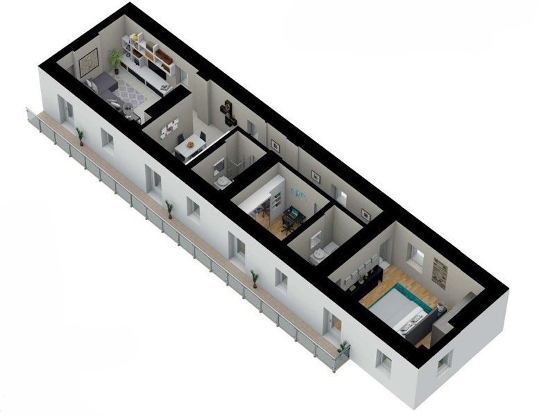 Trilocale in Vendita a Erba, 360'000€, 124 m², con Box