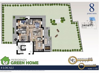 Quadrilocale in Vendita a Vignate, 448'000&euro;, 179 m²