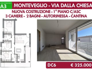 Quadrilocale in Vendita a Valsamoggia, 325'000€, 117 m², con Box