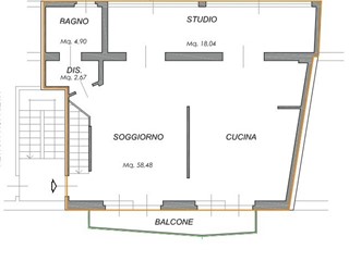 Quadrilocale in Vendita a Albano Vercellese, 17'118€, 101 m²