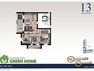 Quadrilocale in Vendita a Vignate, 416'000&euro;, 154 m²