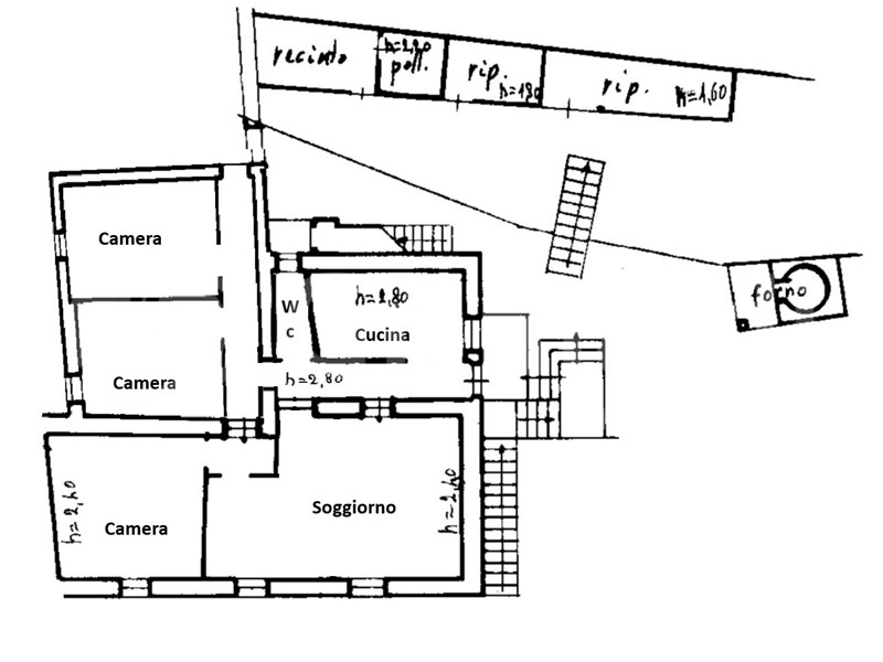 Quadrilocale in Vendita a Perugia, 145'000€, 145 m²