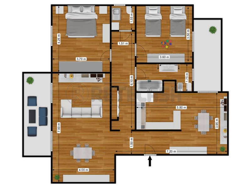 Quadrilocale in Vendita a Bisceglie, zona Semicentro, 160'000€, 110 m²
