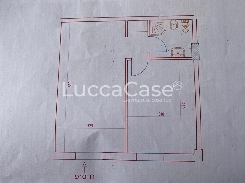 Ufficio in Affitto a Lucca, zona San Marco, 550€, 45 m²