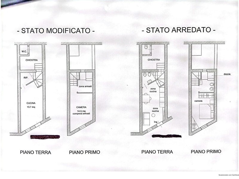 Casa Indipendente in Vendita a Cascina, 90'000€, 45 m²