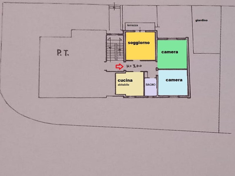 Trilocale in Vendita a Sovicille, zona sovicille, 155'000€, 100 m², con Box