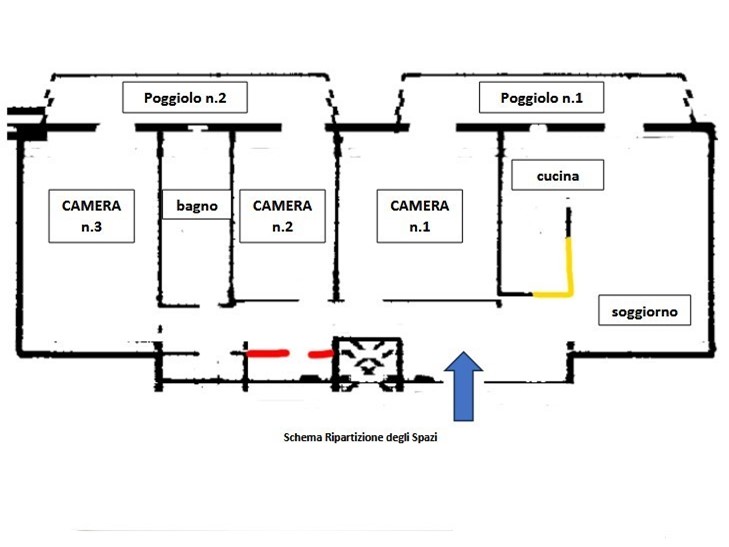Appartamento in Vendita a Serra Riccò, 75'000€, 112 m²