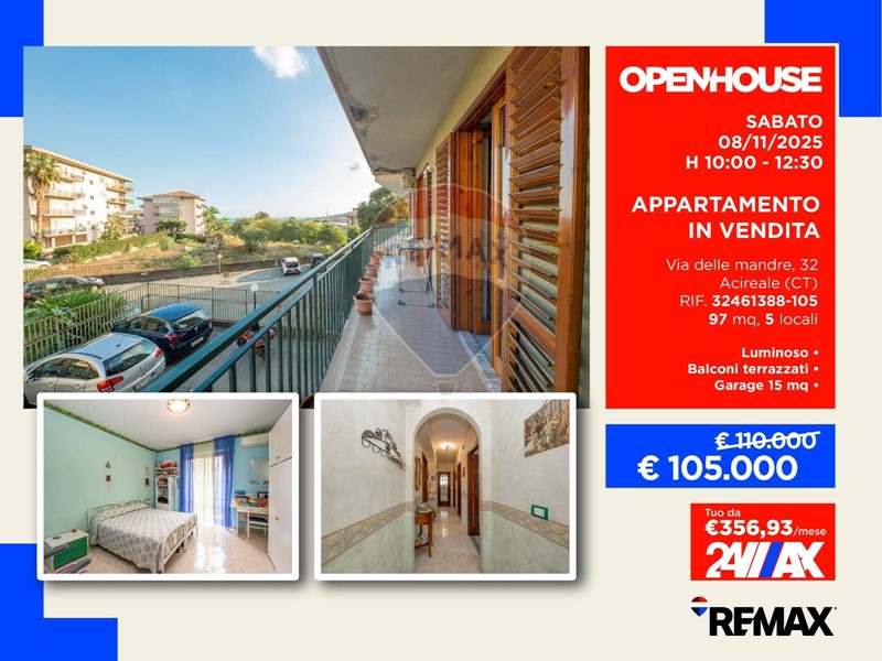 Appartamento in Vendita a Acireale, 110'000&euro;, 97 m²