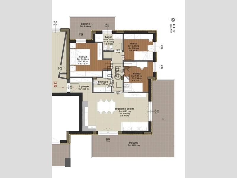 Appartamento in Vendita a Trento, 540'000€, 147 m²