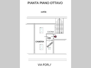 Bilocale in Vendita a Torino, 65'000€, 40 m², arredato