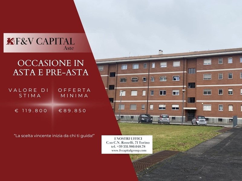 Trilocale in Vendita a Orbassano, 89'850€, 87 m²