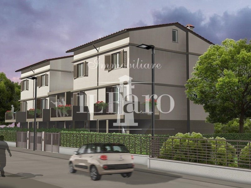 Villetta a schiera in Vendita a Campi Bisenzio, zona Sant'Angelo a Lecore, 420'000€, 120 m², con Box