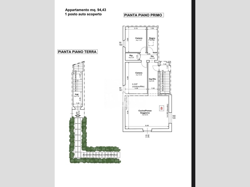 Trilocale in Vendita a Prato, zona La Querce, 290'000€, 95 m²