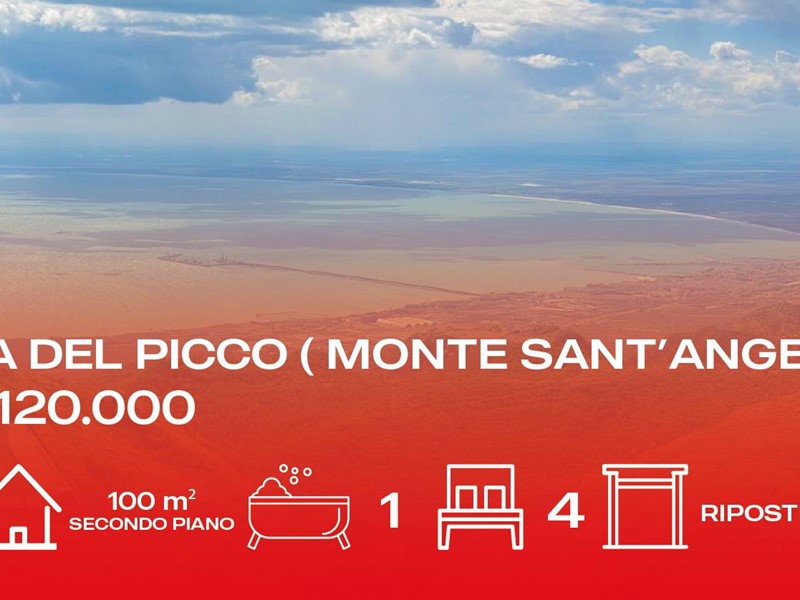 Appartamento in Vendita a Monte Sant'Angelo, 120'000&euro;, 100 m²