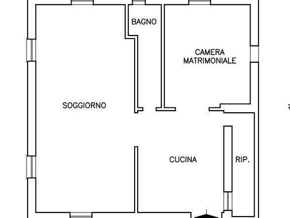 Appartamento in Vendita a Genova, 17'459€, 127 m², con Box