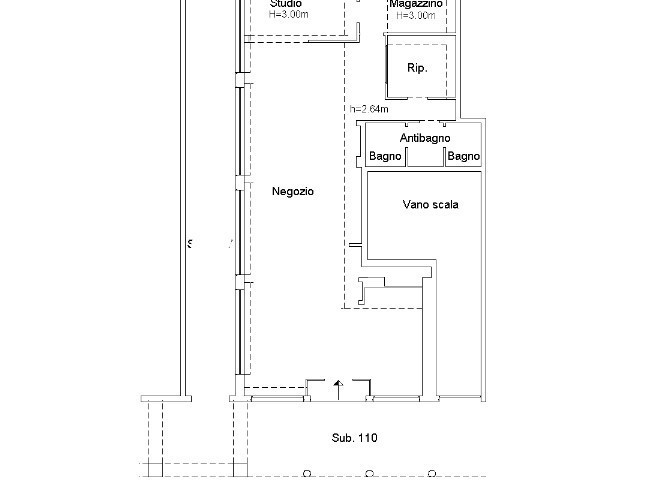 Immobile commerciale in Vendita a Chiavari, 295'500€, 156 m², con Box