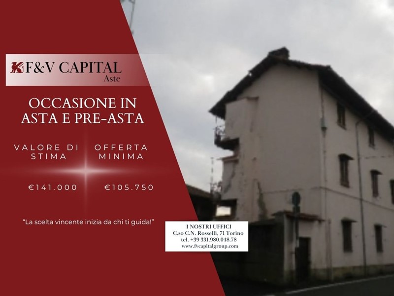 Quadrilocale in Vendita a Valperga, 105'750€, 319 m²