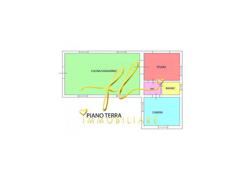 Trilocale in Vendita a Fauglia, zona Luciana, 340'000€, 90 m², con Box