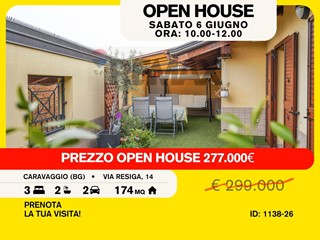 Attico in Vendita a Caravaggio, 277'000&euro;, 174 m²