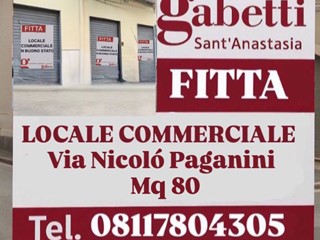 Attività commerciale in Affitto a Sant'Anastasia, 80 m²