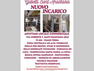 Attività commerciale in Affitto a Sant'Anastasia, 72 m²