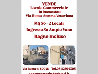Negozio in Vendita a Somma Vesuviana, 100'000€, 56 m²