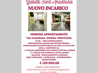 Bilocale in Vendita a Somma Vesuviana, 120'000€, 75 m²