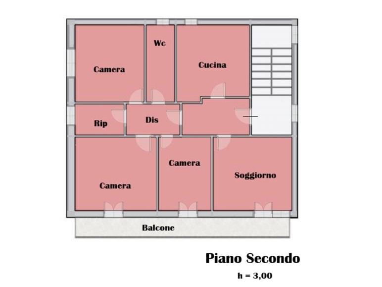 Appartamento in Vendita a Fermo, 195'000€, 127 m²