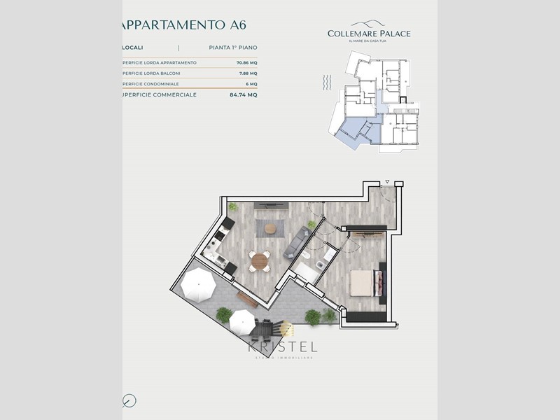 Bilocale in Vendita a Montesilvano, 200'000€, 84 m²