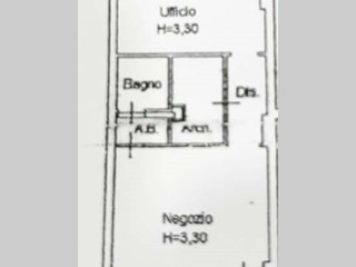 Immobile commerciale in Affitto a Fano, 600€, 45 m²