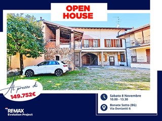 Casa Semi Indipendente in Vendita a Bonate Sotto, 149'752€, 180 m²