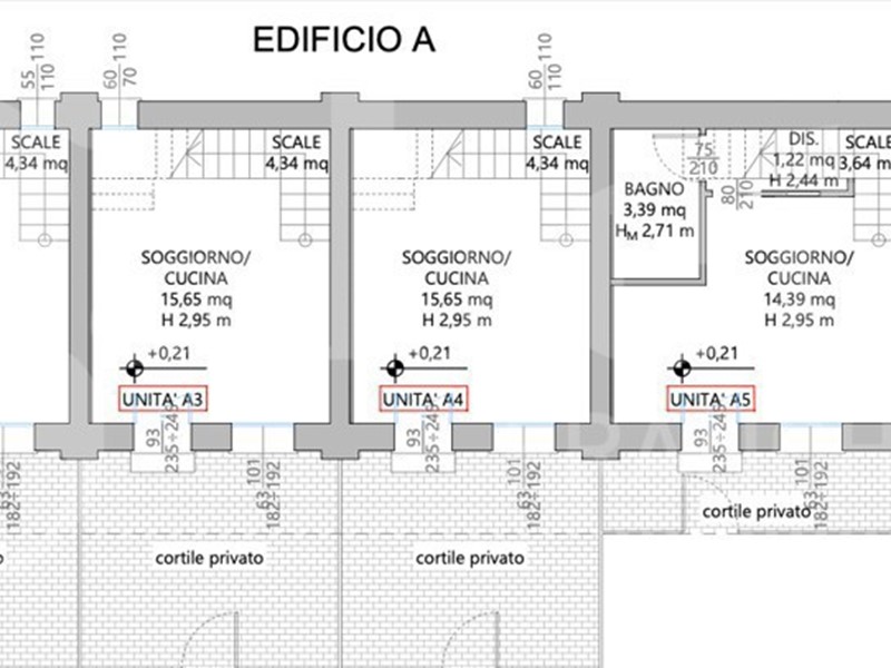 Trilocale in Vendita a Bologna, 240'000€, 75 m²