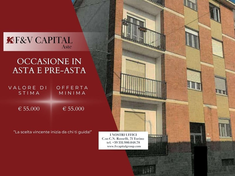 Appartamento in Vendita a Riva presso Chieri, 55'000€, 65 m²