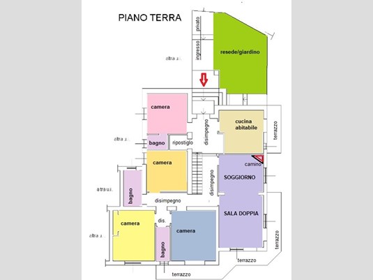 Appartamento in Vendita a Siena, zona acquacalda, 480'000€, 450 m², con Box